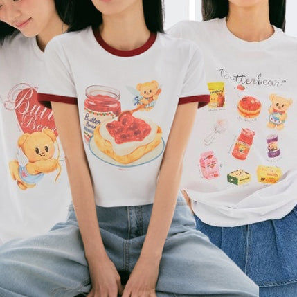SPAO X BUTTERBEAR T-SHIRT 3款