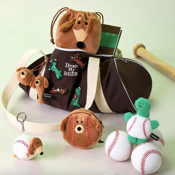 JOGUMAN WOODY BASEBALL POUCH 棒球系列 收納包 2款