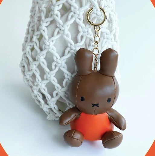 韓國限定 MIFFY MELAINE PU SITTING KEYRING 坐姿公仔鎖匙扣