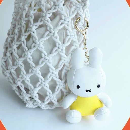 韓國限定 MIFFY MELAINE PU SITTING KEYRING 坐姿公仔鎖匙扣