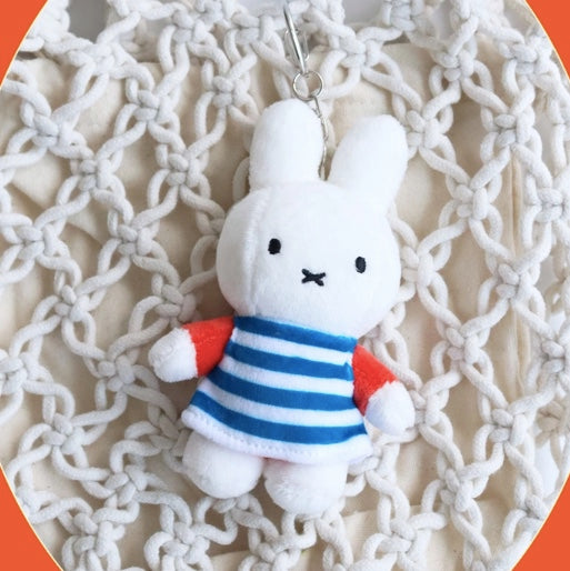 韓國限定 MIFFY SUMMER STRIPE KEYRING｜3款