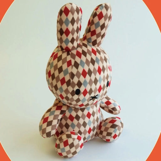韓國限定 MIFFY 格紋公仔 30cm 4款
