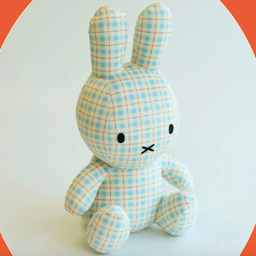 韓國限定 MIFFY 格紋公仔 30cm 4款