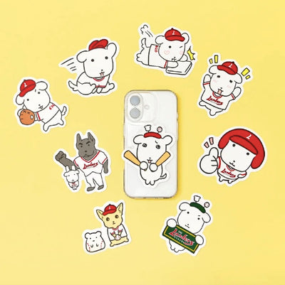 GANADI X SSG LANDERS 棒球隊聯名 REMOVABLE STICKER PACK