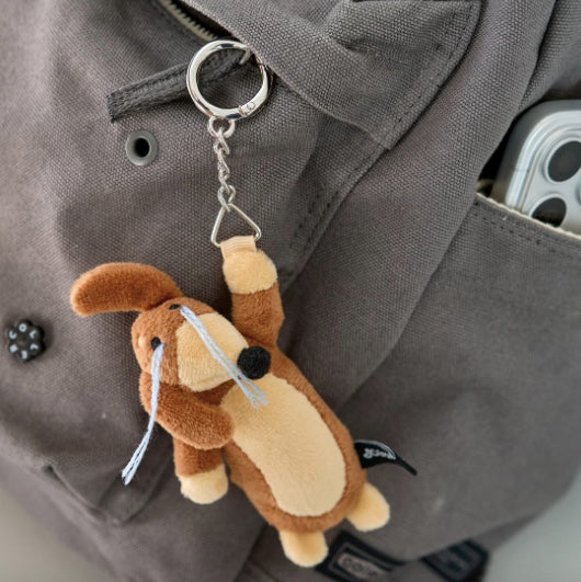 JOGUMAN OFFICE Brachio Woody Plush Keyring - Teardrops