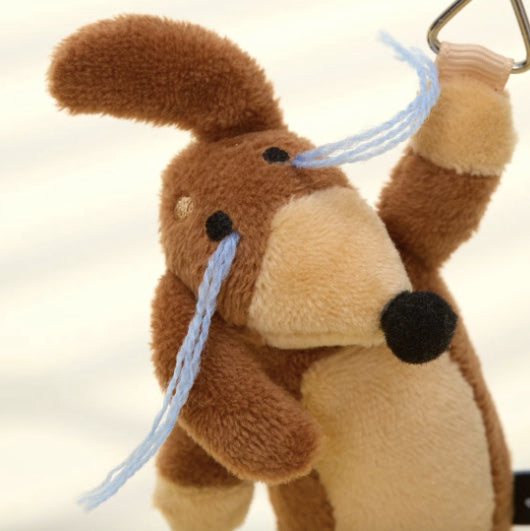 JOGUMAN OFFICE Brachio Woody Plush Keyring - Teardrops