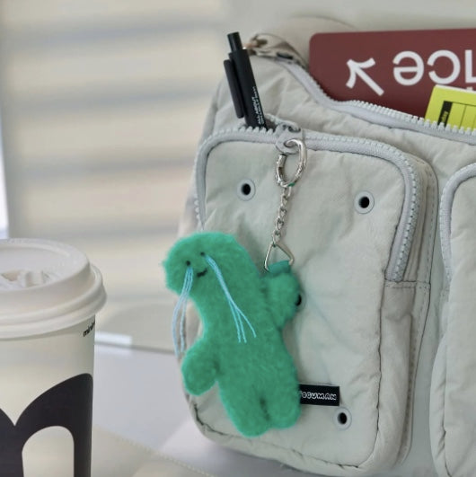 JOGUMAN OFFICE Brachio Woody Plush Keyring - Teardrops