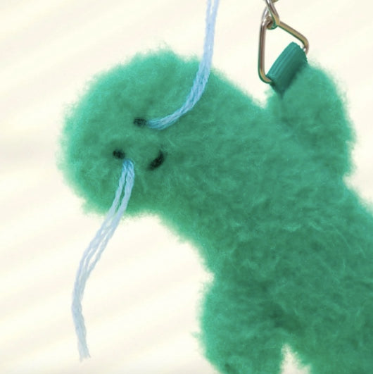 JOGUMAN OFFICE Brachio Woody Plush Keyring - Teardrops