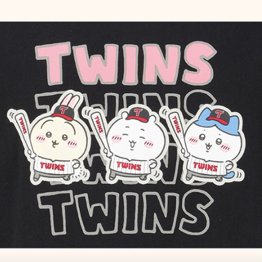 LG TWINS X CHIIKAWA聯名 T-Shirt 黑色