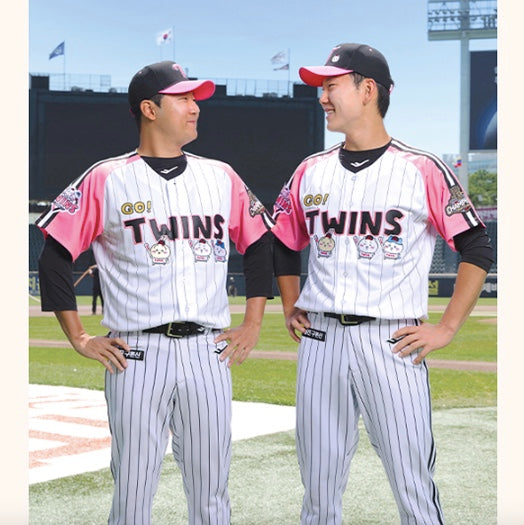 LG TWINS x CHIIKAWA聯名 棒球衣 PINK