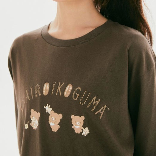 SPAO Rilakkuma 鬆弛熊 茶小熊 小白熊 短袖T恤 Slim Fit T-Shirt