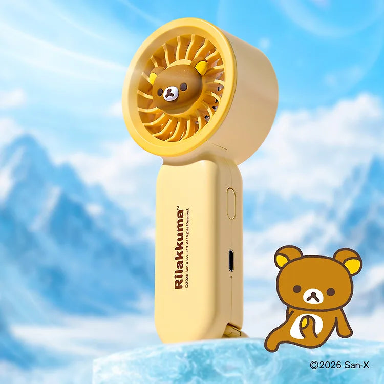 韓國限定 Rilakkuma 鬆弛熊 小白熊 手提風扇