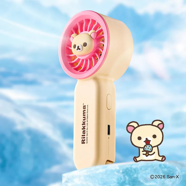韓國限定 Rilakkuma 鬆弛熊 小白熊 手提風扇