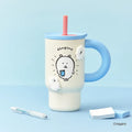 韓國限定 JOKE BEAR 飲管隨行杯 連3款磁石貼 740ml