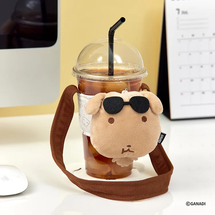 [預約]GANADI HOLDER KEYRING 曬黑版公仔鎖匙扣掛件 環保飲料袋