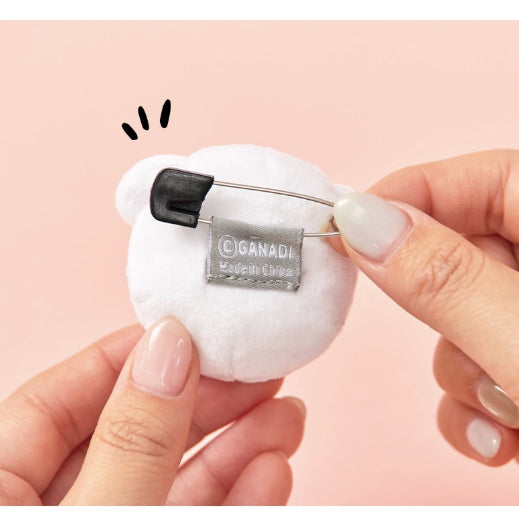 GANADI PLUSH BADGE 公仔扣針 2款