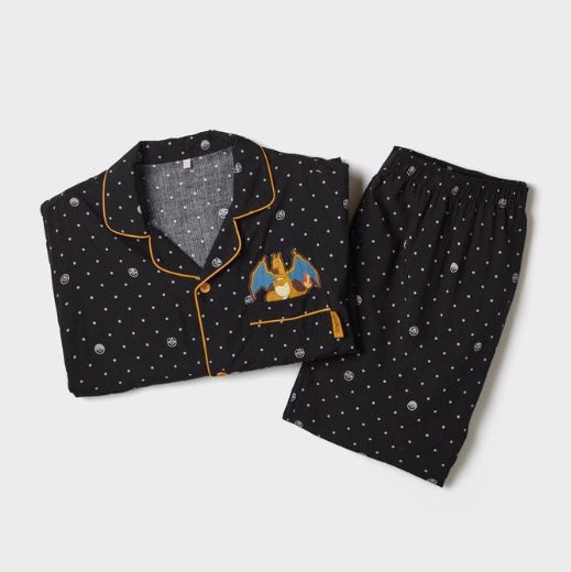 SPAO POKEMON PAJAMA SETS 長袖睡衣套裝 卡比獸/伊貝/噴火龍