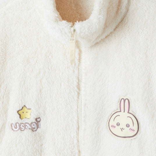 預約 SPAO CHIIKAWA 搖粒絨拉鏈外套 CHII 小八 兔兔