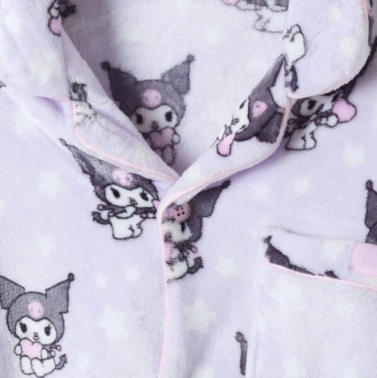 SPAO SANRIO WINTER PAJAMA 珊瑚絨睡衣套裝 Kuromi/Melody/PC狗/水怪/Hello Kitty
