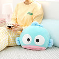 韓國限定 SANRIO HANGYODON FACE CUSHION 水怪 醜魚 大頭咕臣