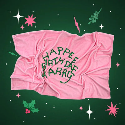 韓國限定 HARRY POTTER HAPPEE BIRTHDAE 保暖氈 毛氈