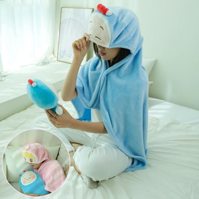 YUMI'S CELLS 柔美的細胞小將 連帽毛毯 2款