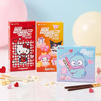 SANRIO 樂天 PEPERO餅乾條 特別版 SET HELLO KITTY KUROMI MELODY 水怪