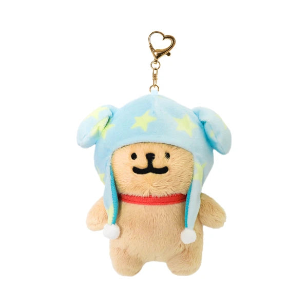 韓國限定 MALTESE 線條小狗 公仔鎖匙扣｜星星帽 8cm 13cm
