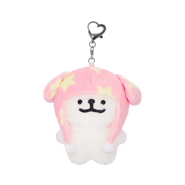 韓國限定 MALTESE 線條小狗 公仔鎖匙扣｜星星帽 8cm 13cm