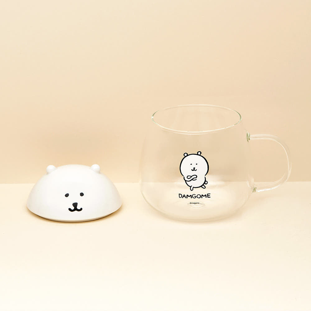 韓國限定 JOKE BEAR 白熊 玻璃杯/透明隨行杯