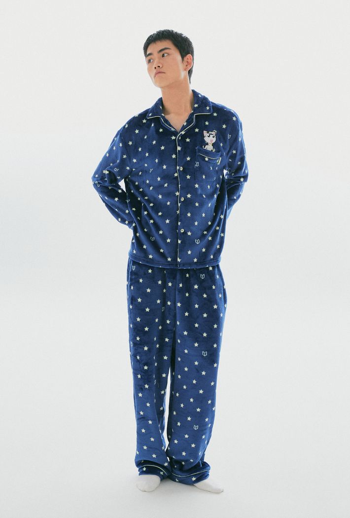 SPAO KERORO軍曹 冬季睡衣套裝 ano著用