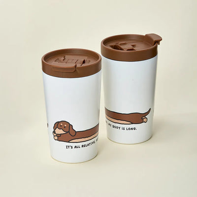 JOGUMAN WOODY TUMBLER 翻蓋便攜杯 420ml