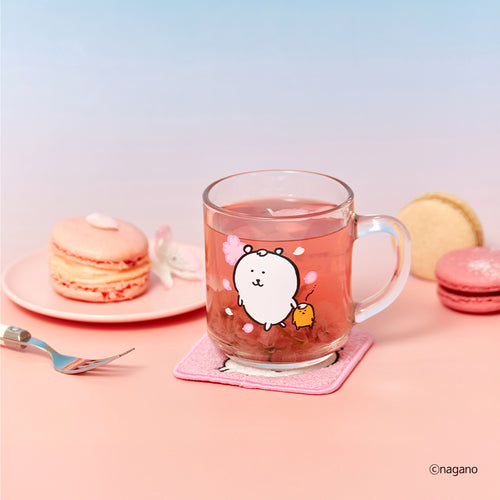 [韓國限定] JOKE BEAR 白熊 玻璃杯連杯墊SET