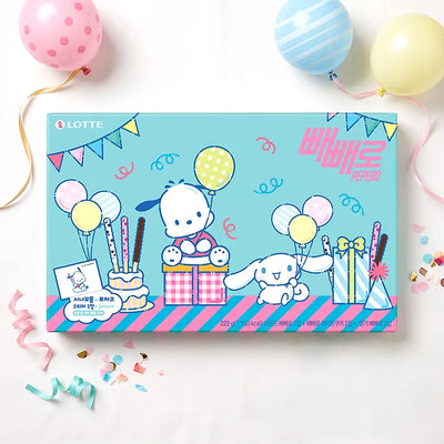SANRIO 樂天 PEPERO餅乾條 特別版SET PC狗 玉桂狗 6盒入