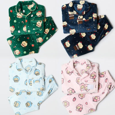 SPAO X YURANG MANGOMEE 망그러진곰 毛毛睡衣 4色