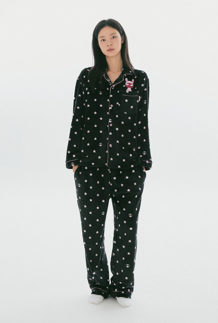 SPAO KERORO軍曹 冬季睡衣套裝 ano著用