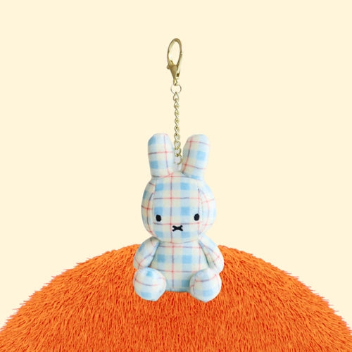 韓國限定 MIFFY 格紋公仔鎖匙扣 4款