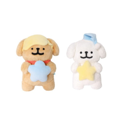 韓國限定 MALTESE 線條小狗 公仔｜晚安