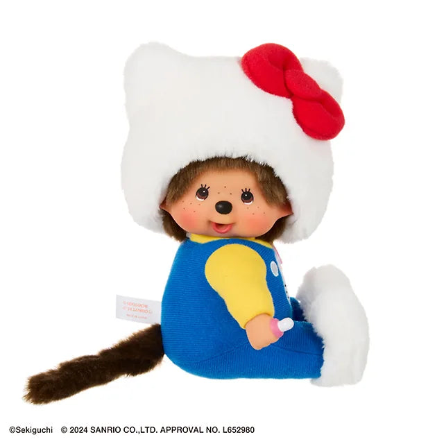 Monchhichi X Hello Kitty 公仔 18cm