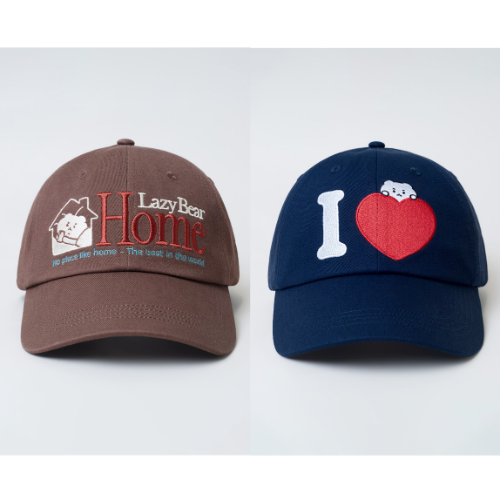 SPAO X YURANG 망그러진곰 CAP帽 BROWN/NAVY