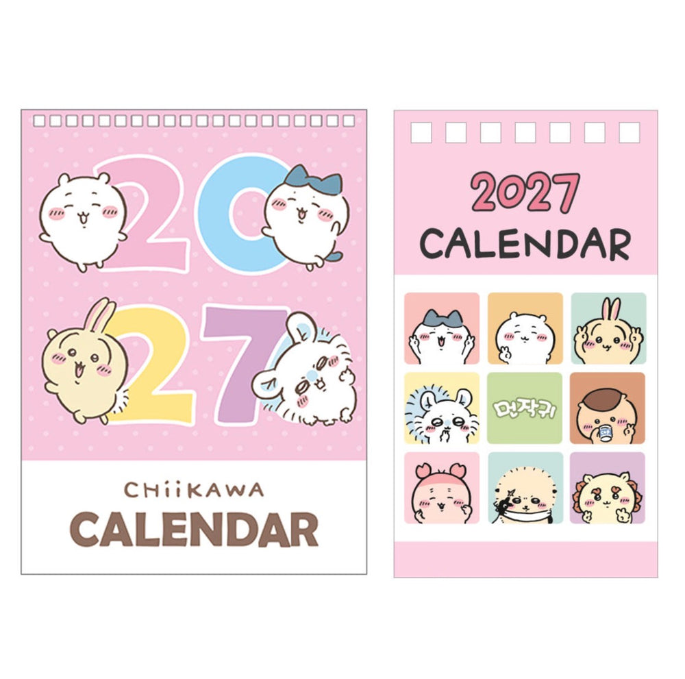 預約 韓國限定 CHIIKAWA座枱月曆/ 迷你月曆 2027