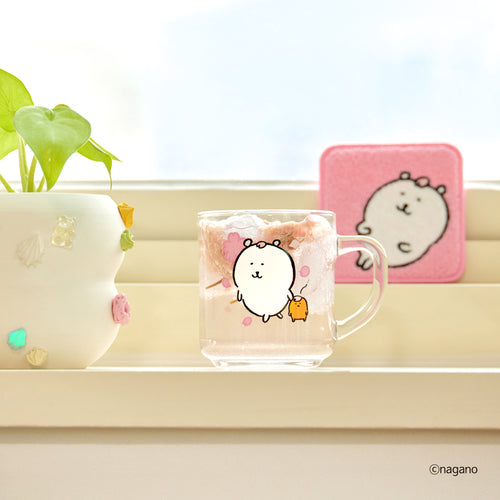 [韓國限定] JOKE BEAR 白熊 玻璃杯連杯墊SET