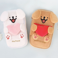 韓國限定 MALTESE 線條小狗 愛心收納包 Heart Pouch｜2款