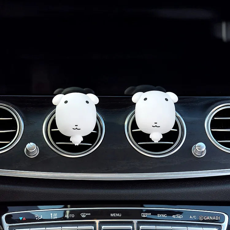 GANADI 多用途車用香氛 磁石 FIGURE AIR FRESHENER CLEAN COTTON