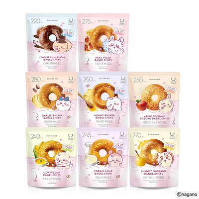 Olive Young Bagel Chips Chiikawa櫻花特別版 送貼紙 3包自由組合