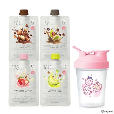 DELIGHT PROJECT 代餐奶昔4包 送CHIIKAWA蛋白粉搖搖杯
