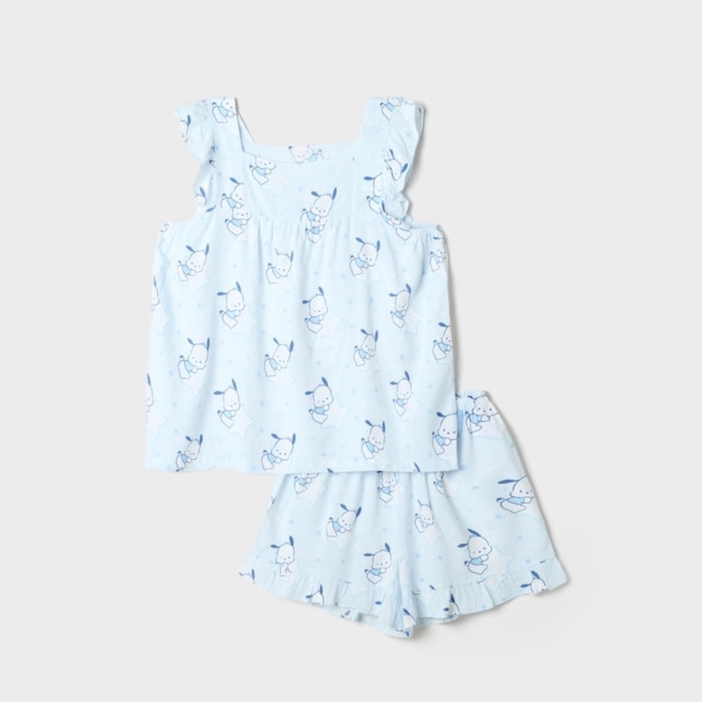 SPAO SANRIO 天使袖睡衣套裝｜HELLO KITTY PC狗