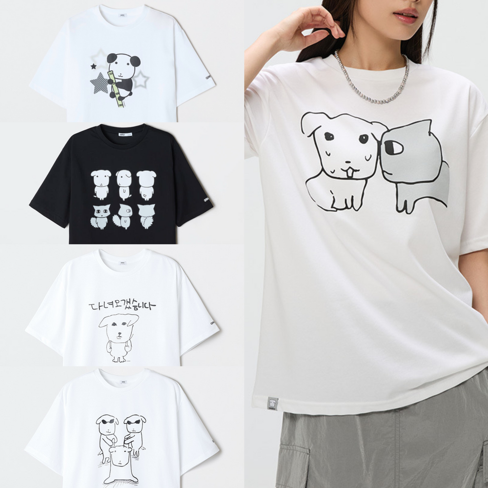 SPAO GANADI T-SHIRT 5款