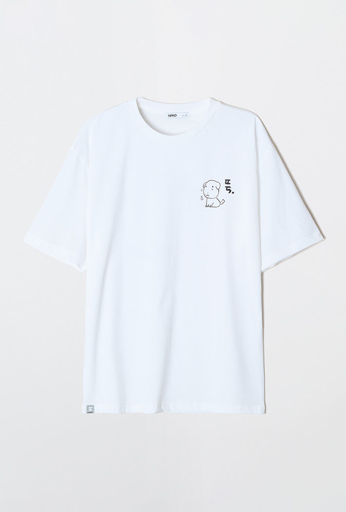 SPAO GANADI T-SHIRT 前後印花 2款