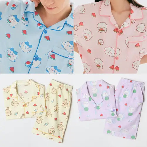 SPAO CHIIKAWA PAJAMA SETS 短袖睡衣套裝｜CHII/小八/兔兔/飛鼠